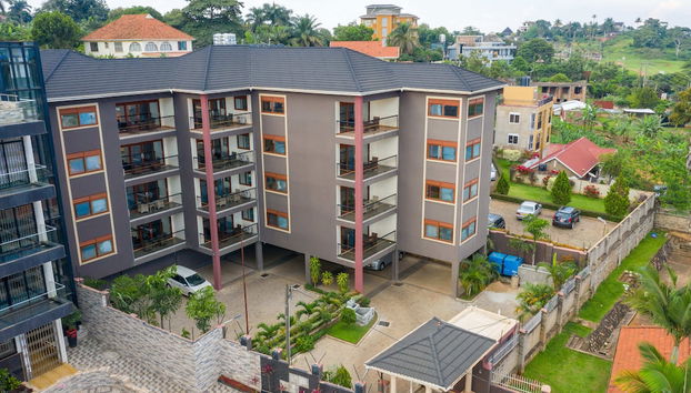 Fassade der Unterkunft