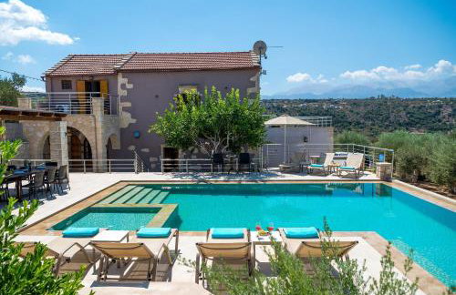 Cretan Lux Villa Heated Pool - Foto 79