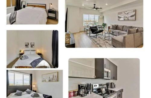 3 Min to DT - 2 Car Garage - Lux Townhome - King Bed - Foto 1