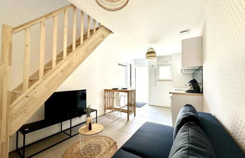 L'Échappée - Clim - Fibre - Parking - Neuf - Foto 2