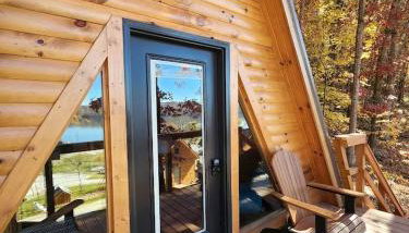 Rustic Tree A-Frame with Original Design by Tappan Lake in Ohio - Foto 5