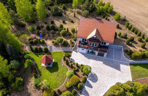 Dom na wzgórzu z widokiem na jezioro z balią i sauną - Foto 6