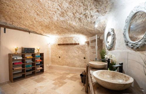 Maison troglodyte de luxe 10 pers proche Amboise - Foto 29