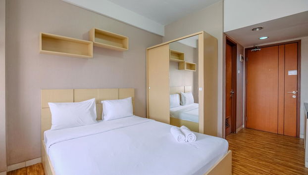 Cozy Stay And Warm Studio Apartment At Margonda Residence 5 - Foto 3, Habitación