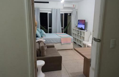 Apto frente ao mar, ar cond. frio e Wi-Fi - Foto 1