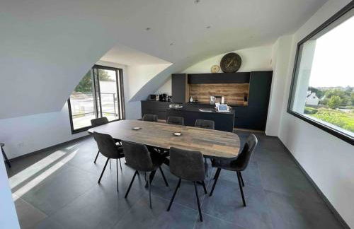 Maison contemporaine avec vue mer, piscine intérieure, classée 5 étoiles - Photo 31