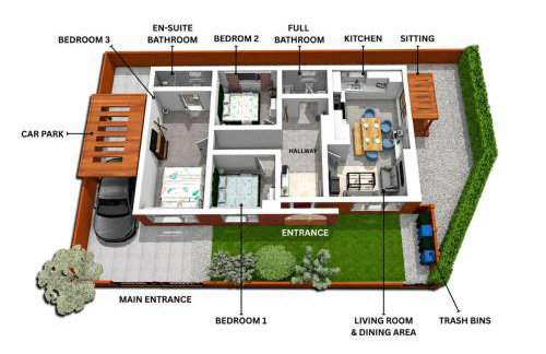3 Bedroom Bungalow, Van & Car Parking, WIFI, Sleeps 6 - Foto 34