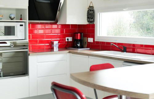 Jolie maison en bois à 2 kms de la plage de Brem Sur Mer - 6 personnes - Foto 9