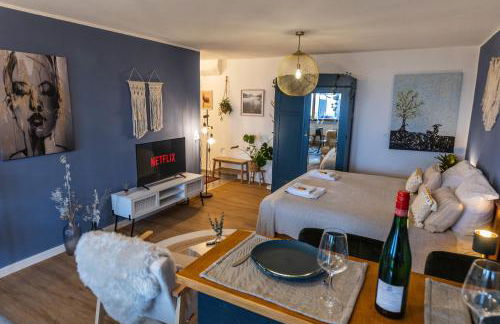 Cozy Souterrain Terrasse Garten Panoramablick - Foto 26