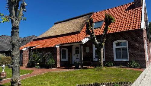 Lindenhuus-Urlaub unter einem Teilreetdach-Terrasse - Nahe Norden-Norddeich - Foto 2