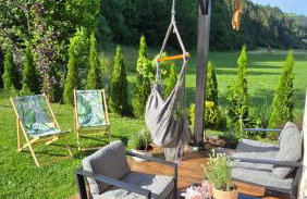 Domki pod lasem Gorce z kominkiem i jacuzzi - Photo 75