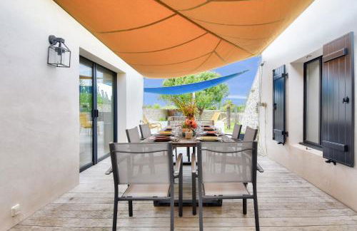 Piscine chauffée, jardin, magnifique villa pour 10 - Foto 21