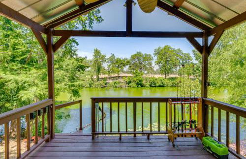 Home Gym, Office + Dock! Seguin Riverfront Retreat - Foto 40