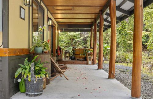 Volcano Tea House Cottage-SpaBath-HotTub-FirePlace - Foto 25