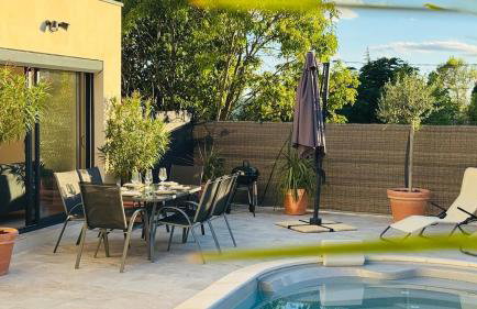 Le Cocon Gardois, terrasse & piscine - Pont du Gard - Foto 27