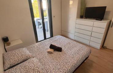 Piscine privative, CLIM, WIFI, 150m de la plage, 6 couchages, bel appartement rdc - Photo 6