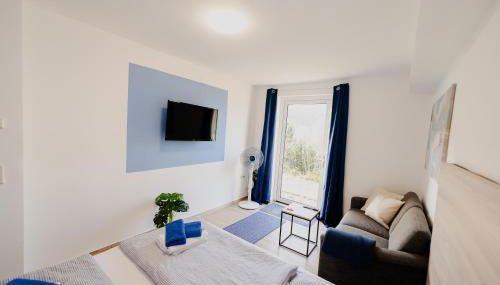 Ferienhaus Schöne Aussicht Ferienwohnung Blau - Foto 2