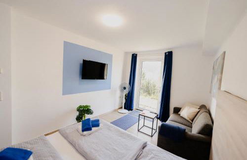 Ferienhaus Schöne Aussicht Ferienwohnung Blau - Foto 2