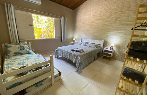 Casa à Beira Mar, piscina e 4 suítes na praia de Ipioca-Maceió-AL - Vila Ipioca - Foto 55