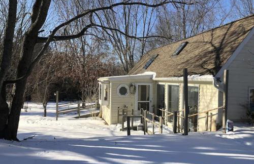 The Sunflower - Hot Tub Hideaway on 13 Wooded Acres - Fire Pit - Lake View - Near Keuka & Seneca Lake - Pet-Friendly - Foto 21