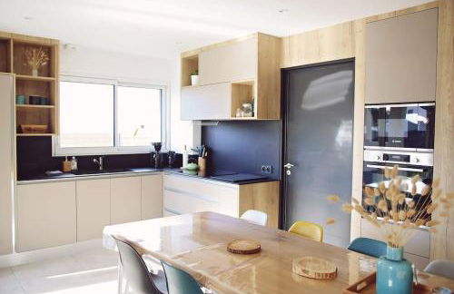 Villa de la plage des Amiets #piscine intérieure privée# les pieds dans l'eau - Foto 8