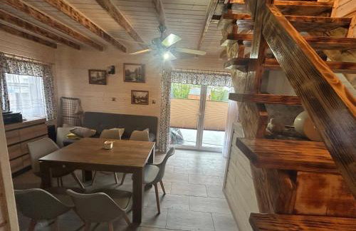 ''Kaszebe ''Domek letniskowy całoroczny z jacuzzi ,klimatyzacja nad jeziorem Raduńskim - Foto 7