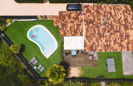 VILLA CASA KOKO 10 PERS piscine chauffée, pétanque, ping pong VIEUX-BOUCAU - Foto 33