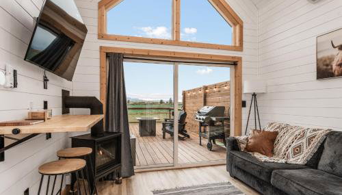 Modern Tiny Cabin, with Hot tub in Choteau MT - Foto 4