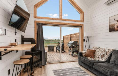 Modern Tiny Cabin, with Hot tub in Choteau MT - Foto 4