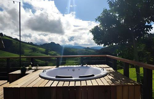 Cabaña Triángulo del Sol | Vista a las montañas | Hidromasaje | Aire - Foto 16