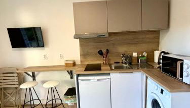 Le nid, Studio en rez de jardin DEAUVILLE - Foto 5, stove, toaster