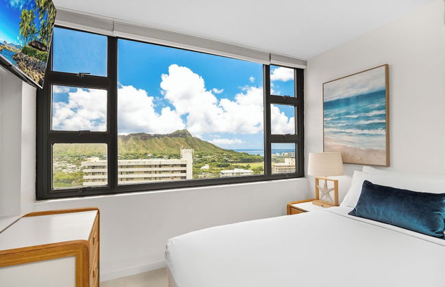 Diamond Head and Ocean views with King Bed and Parking - Foto 32