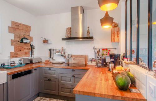 "LA VILLA DES HAUTES MERS" Villa 4 étoiles, 10 personnes, piscine privée chauffée, parc arboré, proche plage et marais - Foto 15