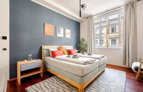 EDLER WOHNRAUM Design-Loft im Graphischen Viertel 2 Schlafzimmer mit Balkon, Miele-Kaffeevollautomat, Miele-Weinkühler, Klima, Lift, Tiefgarage & WLAN 266 Mbps - Foto 3