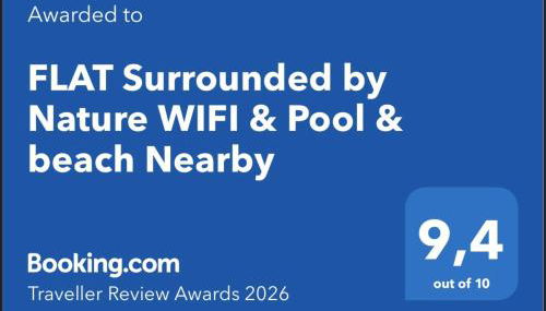 FLAT Surrounded by Nature WIFI & Pool & beach Nearby - Foto 4