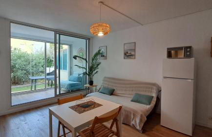 Appartement refait à neuf, climatisé, en rez-de-jardin, à 30 secondes de la plage - Foto 5