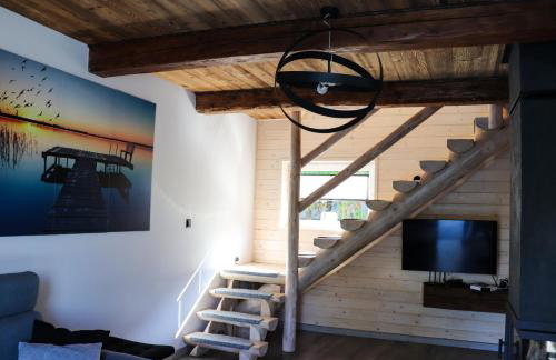 Domek Viking z prywatnym ogrzewanym basenem sauną oraz balią z jacuzzi - Foto 63