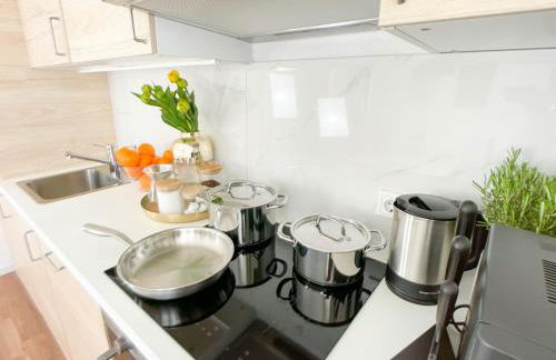 M-Style 02 Apartment mit Balkon 24h Self-Check-In, Free Parking, Netflix - Foto 9