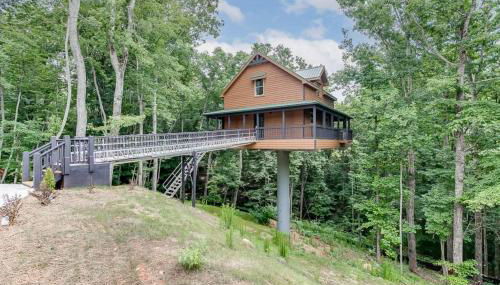 Gold Peak Treehouse Near Helen, Georgia - Foto 2, Other