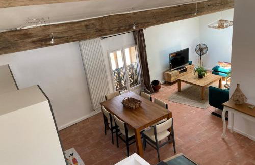 La Pomerolaise, Charmant appartement rénové dans une maison typique vigneronne - Foto 13