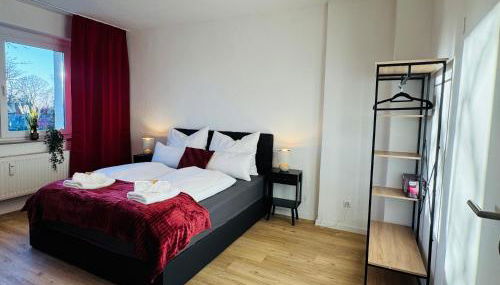 Charmantes Apartment mit Balkon - Küche - SmartTV - Foto 4, towels, wardrobe