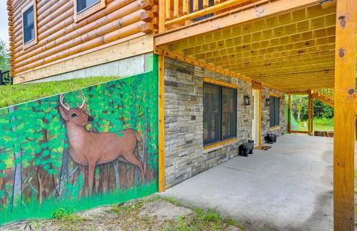 Adams Cabin with Game Room and Fire Pit - Foto 28