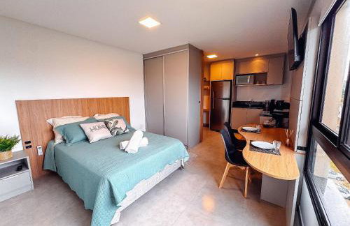 Studio Moderno c/ Piscina e Garagem - Foto 20