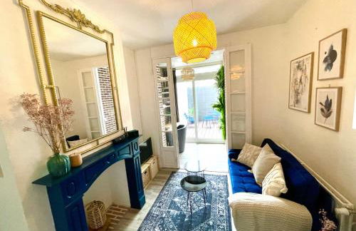 Escale bohème - Terrasse en centre-ville - Gare - Foto 11