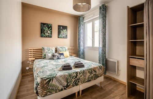 Cosy Green Clim Wifi Centre ville 2 pers - Foto 6