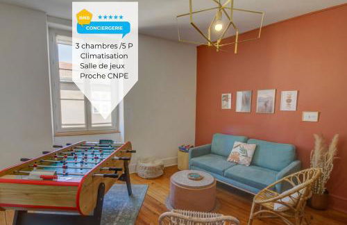 chez lulu-La salle de jeux-3 chambres-5pers-cnpe bugey - Foto 1