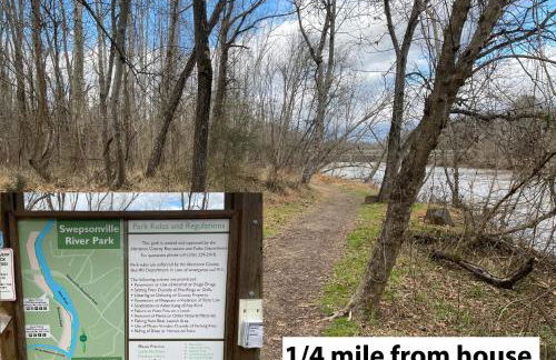 Clayton's 1910 Restored Mill House-near Burlington - Foto 45