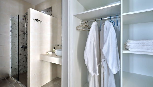 Villa Maria - Naoussa Pigeons Blue Gold Suite - Foto 4, Quarto