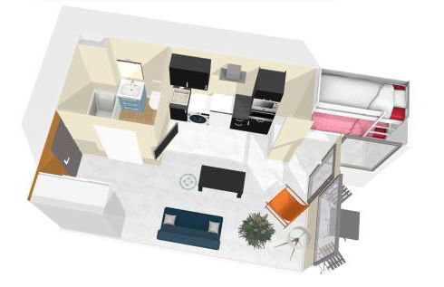 Le Mazots 4 pers, Balcon, Parking, Proche Pistes - Foto 4