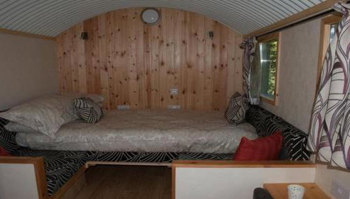 Cosy Off Grid Shepherds Hut with Wood Fired Hot Tub - Foto 2